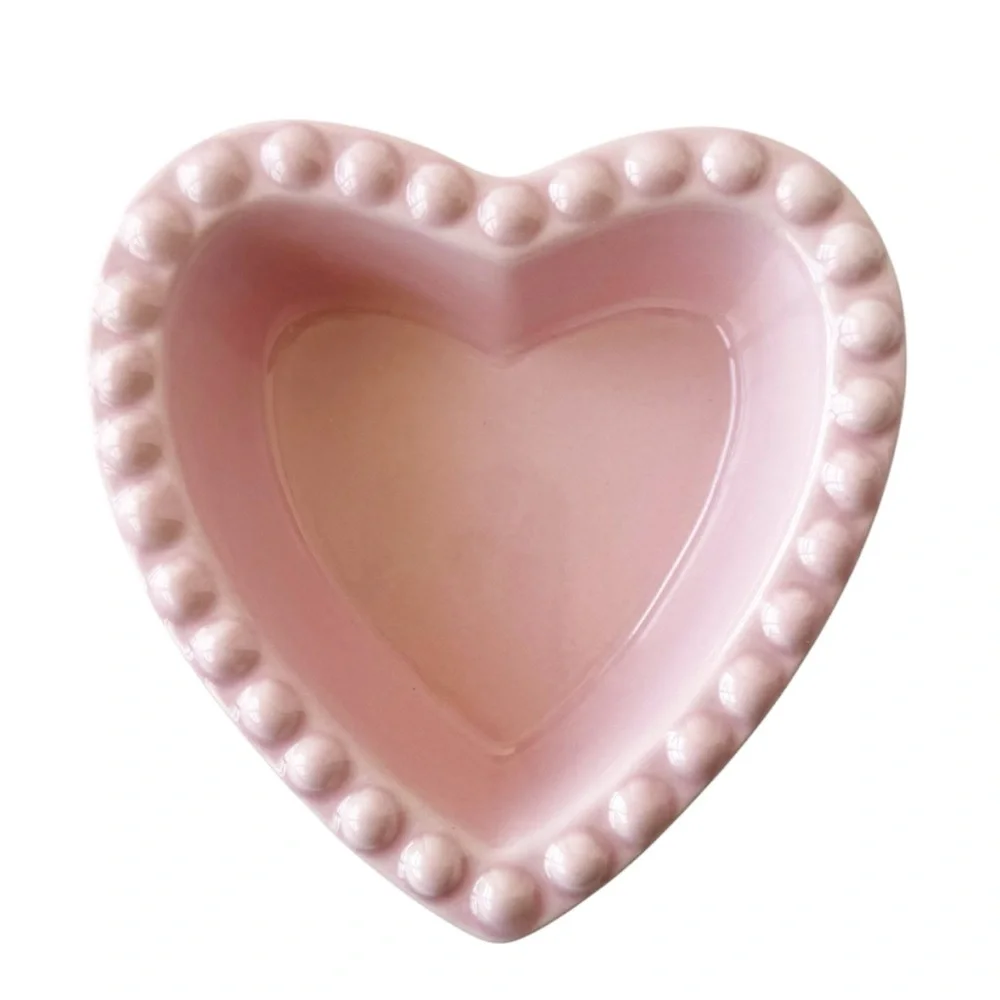 Williams Sonoma Beaded Heart Ramekins - Set of 4